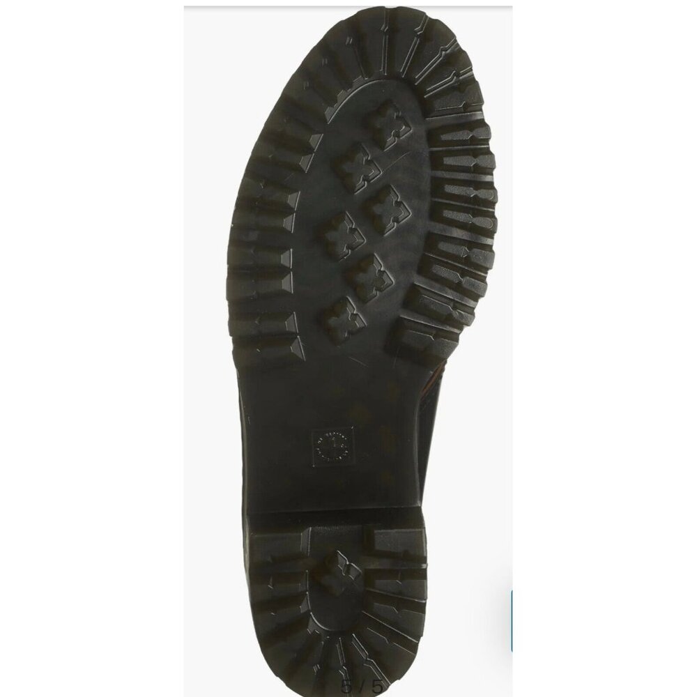 Dr. Martens Black Leona Lug Sole Platform Derby Oxford Shoes Women's Size 8 NEW - Picture 5 of 5